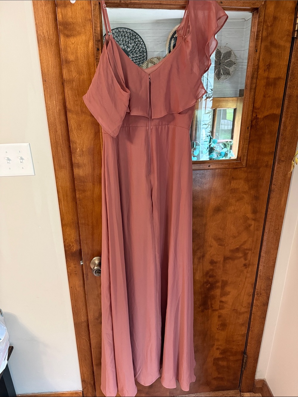 Birdy Grey Dusty Rose Ruffle Maxi Dress - Picture 2 of 3